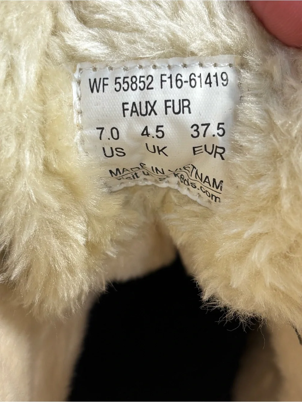 Keds Winter Lace-Up Boots in Gray with Faux Fur